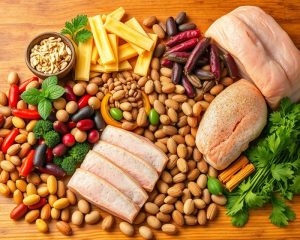 Zdrowe źródła białka: roślinne i zwierzęce produkty diety